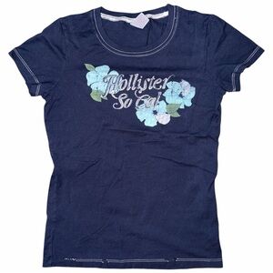 Y2K Vintage Hollister So Cal Slim Fit Baby Tee Graphic T-Shirt